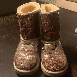 UGG Flip Sequin Boots